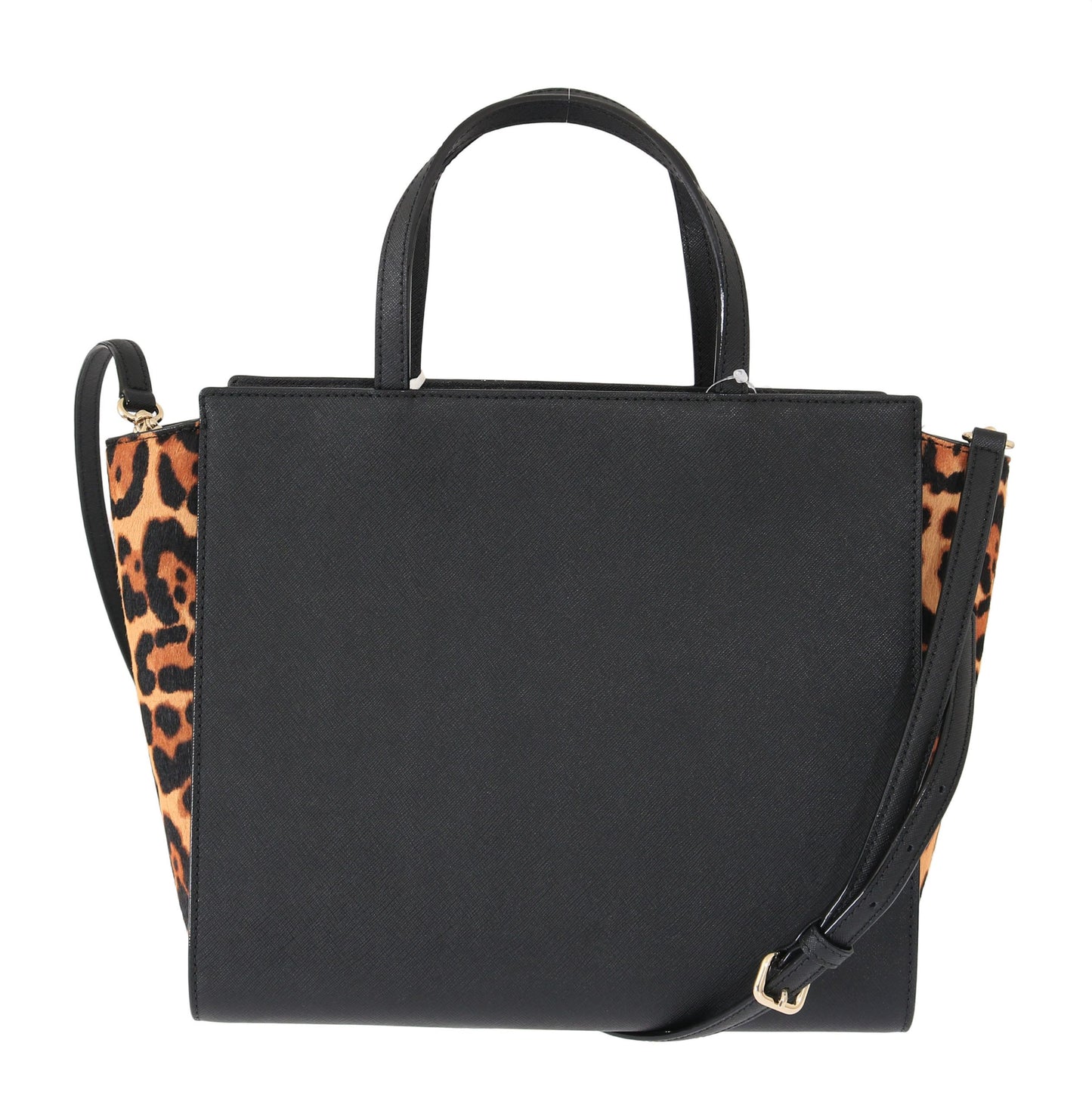 Elegant Leopard Hayden Leather Shoulder Bag