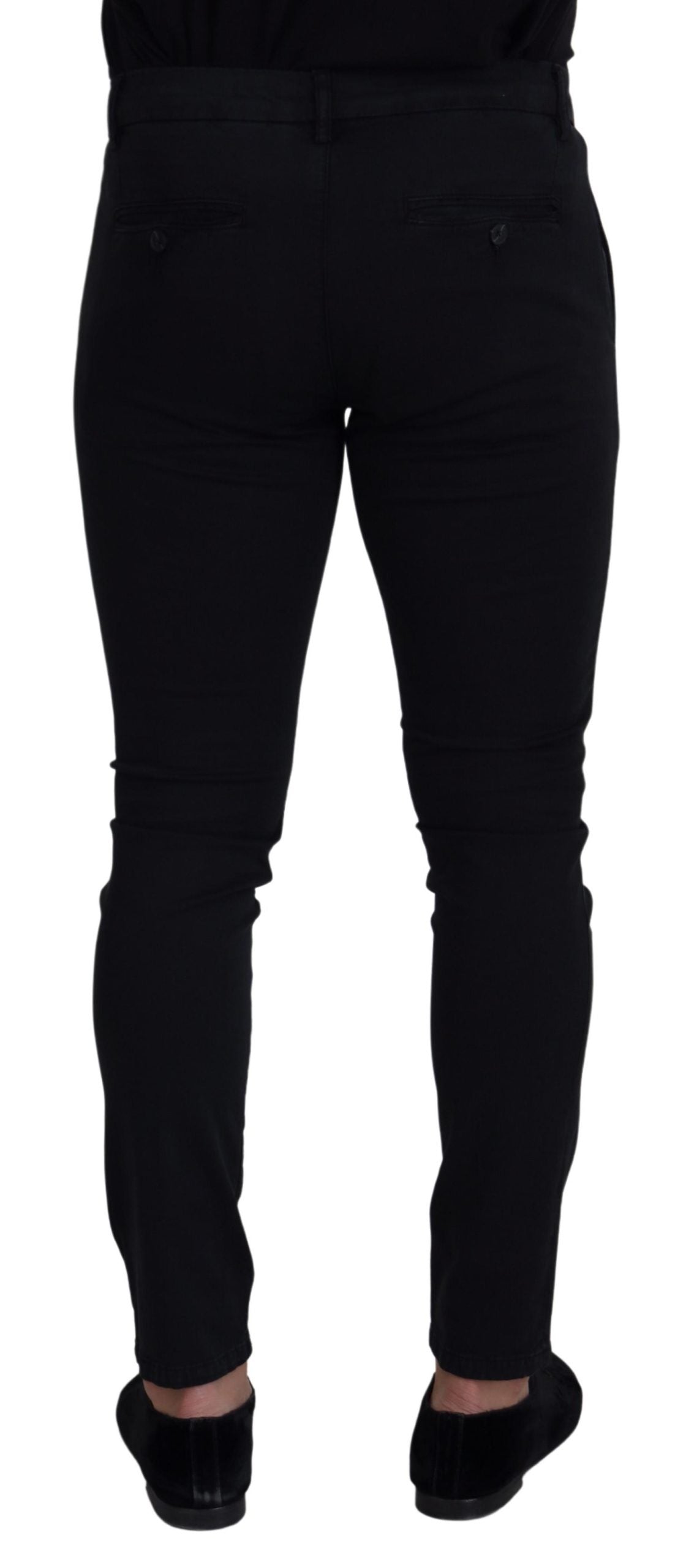 Sleek Black Designer Pants