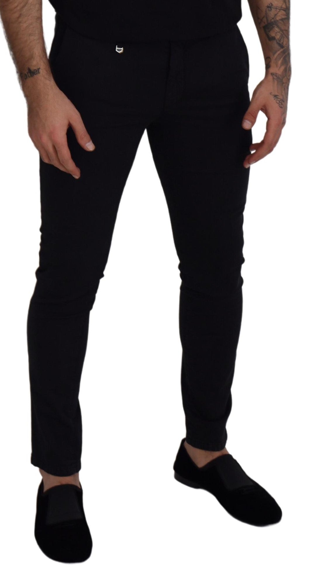 Sleek Black Designer Pants