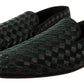 Emerald Elegance Velvet Loafers