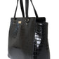 Elegant Black Leather Elissa Handbag