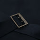 Elegant Dark Blue Cotton Three Piece Martini Suit