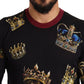 Regal Crown Silk Pullover Sweater