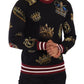 Regal Crown Silk Pullover Sweater