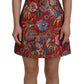 Elegant Red A-Line Mini Dress