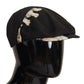 Black Dog Print Newsboy Men Capello Cotton Hat