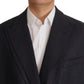 Blue Linen Formal Mens Blazer Jacket