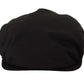 Elegant Black Newsboy Cap