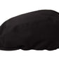 Elegant Black Newsboy Cap