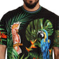 Tropical Elegance Cotton T-Shirt