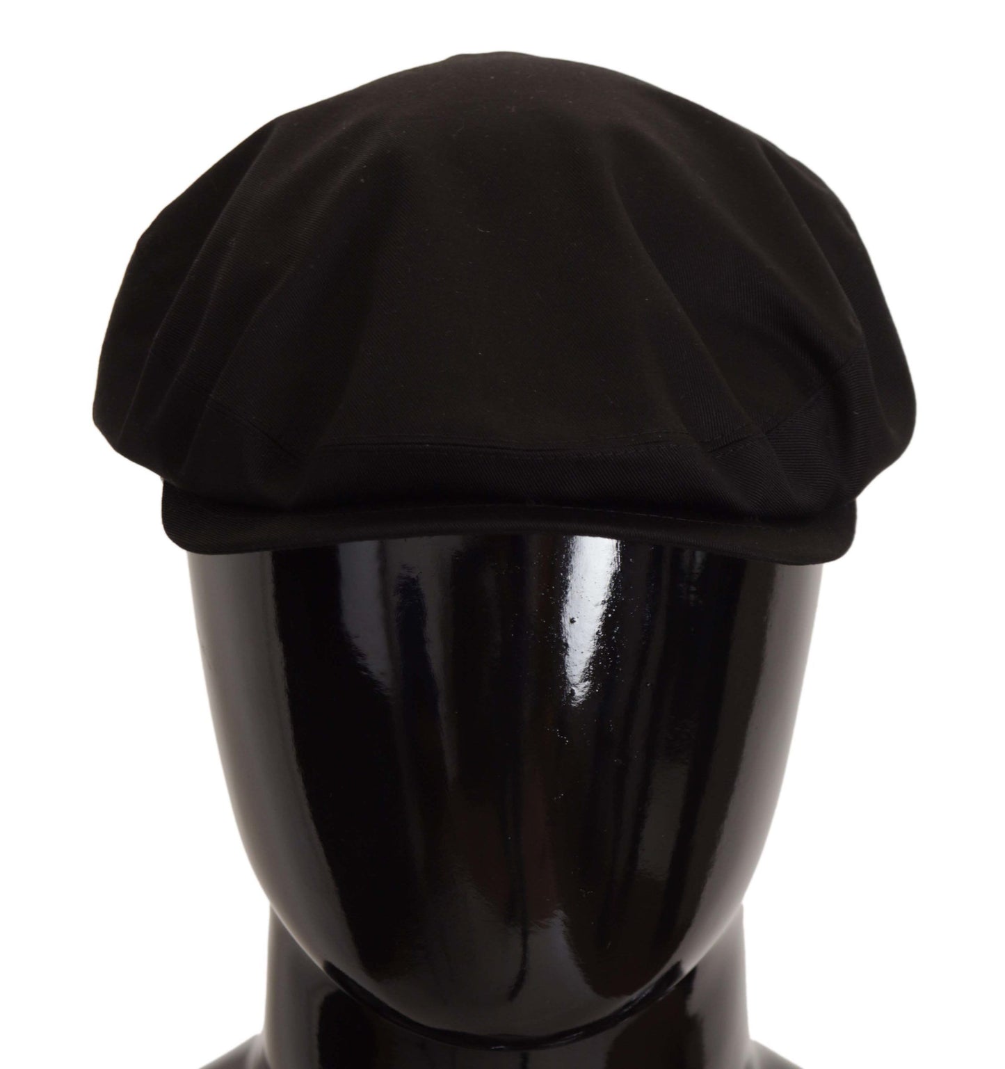 Elegant Black Newsboy Cap