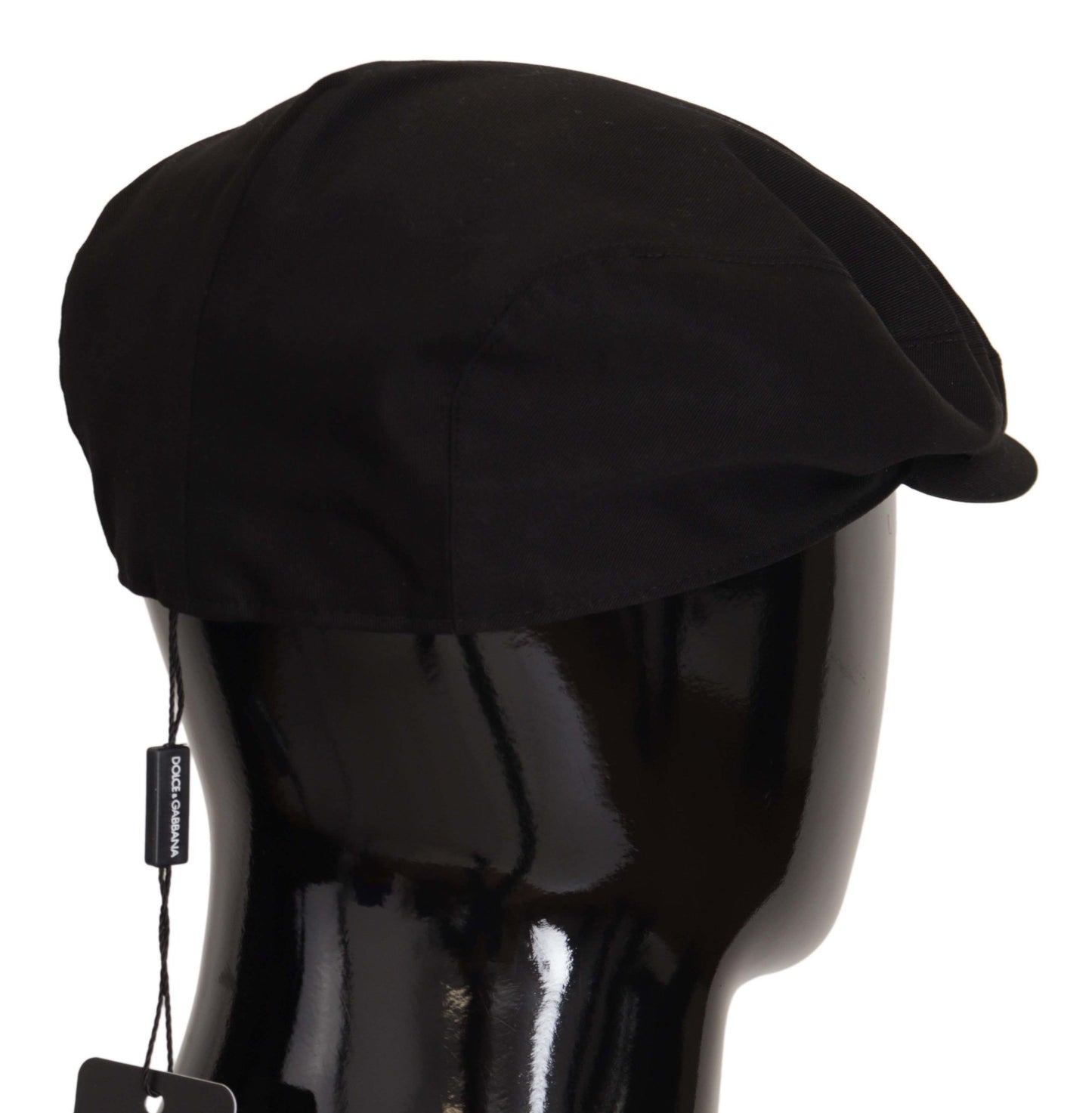 Elegant Black Newsboy Cap