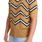Silk Beige Polo T-Shirt - Italian Luxury Fashion