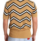 Silk Beige Polo T-Shirt - Italian Luxury Fashion