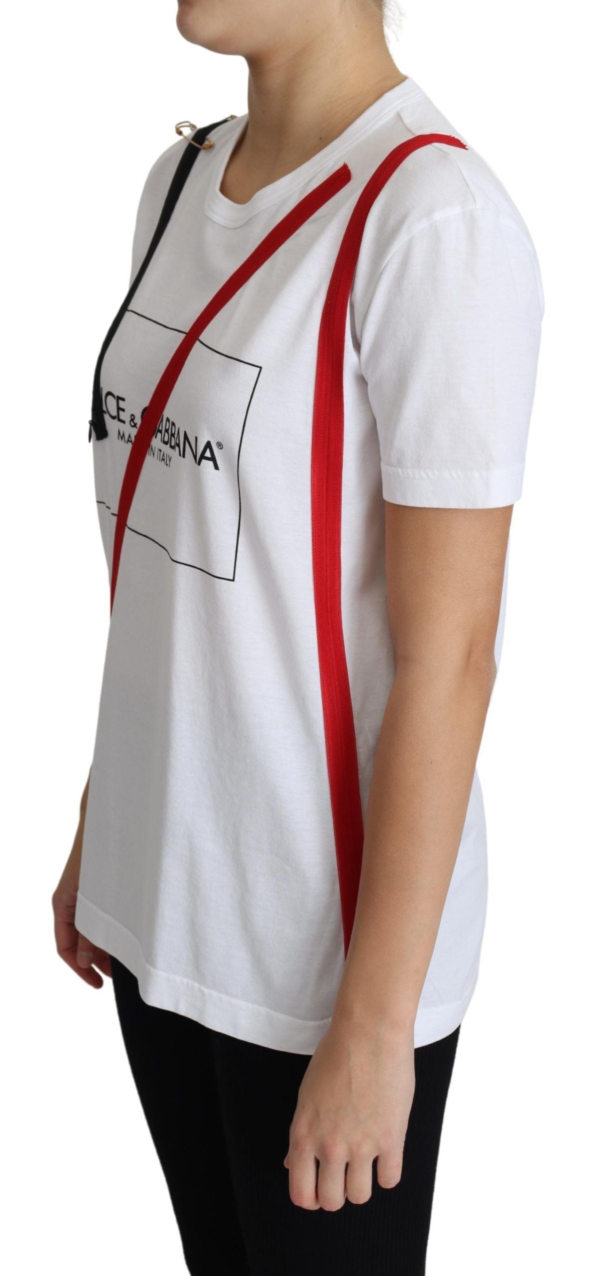 Limited Edition Chic White Cotton Tee