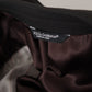 Elegant Slim Black Wool Blazer Jacket