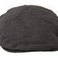 Stylish Dark Gray Linen Newsboy Hat