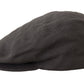 Stylish Dark Gray Linen Newsboy Hat