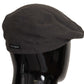 Stylish Dark Gray Linen Newsboy Hat