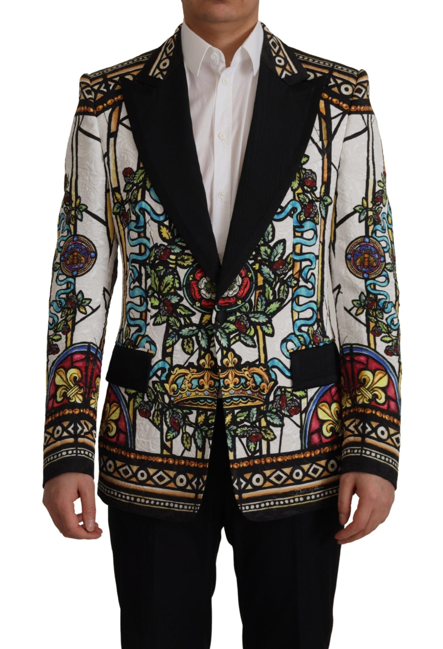 Napoleon Print Single-Breasted Jacket