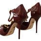 Elegant Brown Devotion Leather Pumps