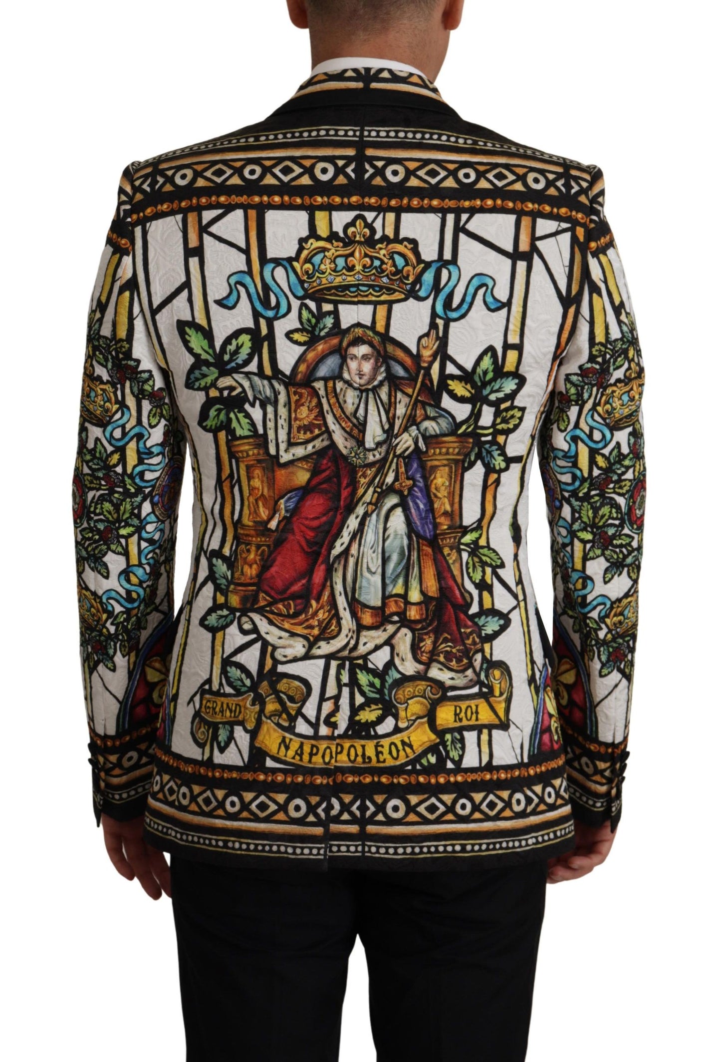 Napoleon Print Single-Breasted Jacket