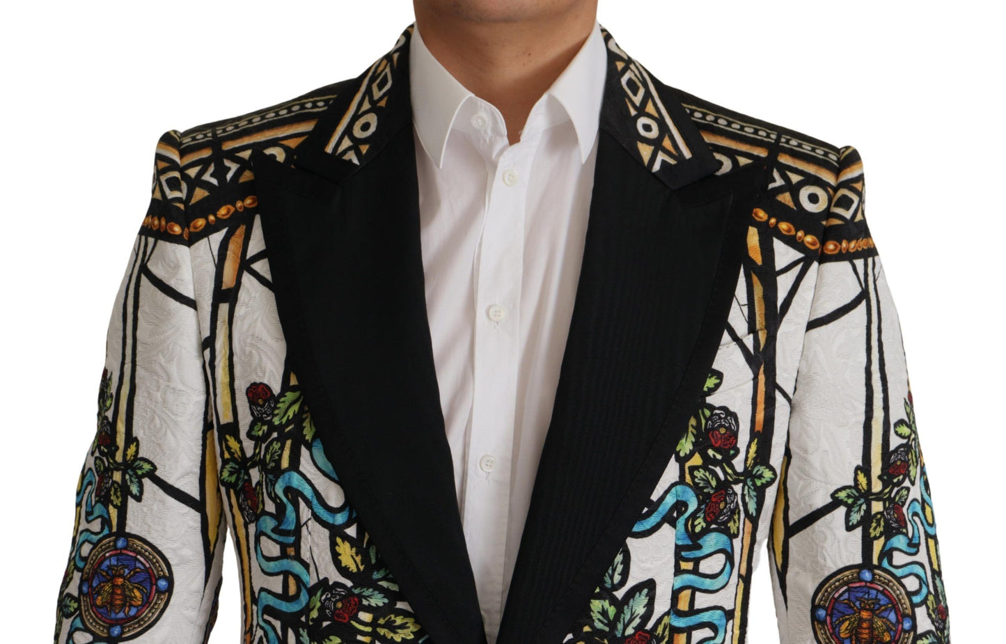 Napoleon Print Single-Breasted Jacket