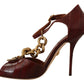 Elegant Brown Devotion Leather Pumps