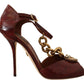 Elegant Brown Devotion Leather Pumps