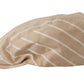 Elegant Striped Cotton Silk Newsboy Hat