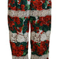 Elegant High Waist Floral Pants
