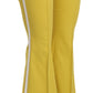 Chic Yellow Flare Pants for Elegant Evenings