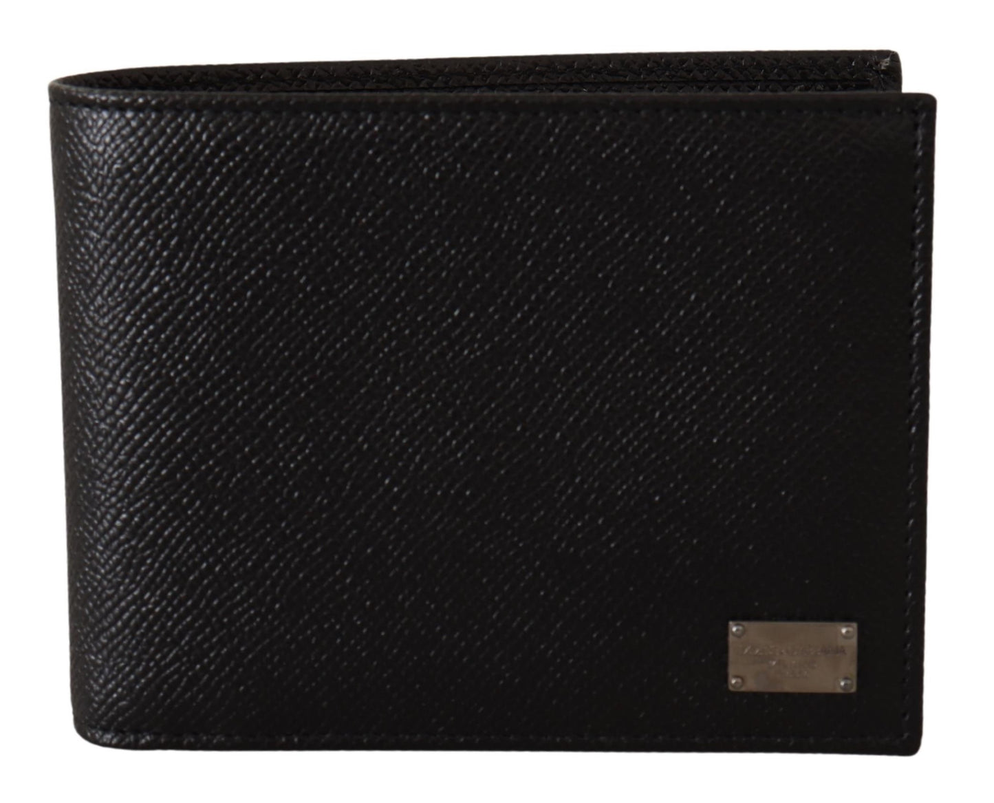 Elegant Bifold Leather Men's Wallet in Black