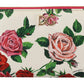 Elegant Continental Leather Wallet with Rose Design
