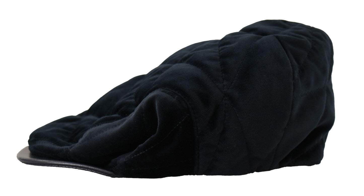 Elegant Navy Newsboy Cap