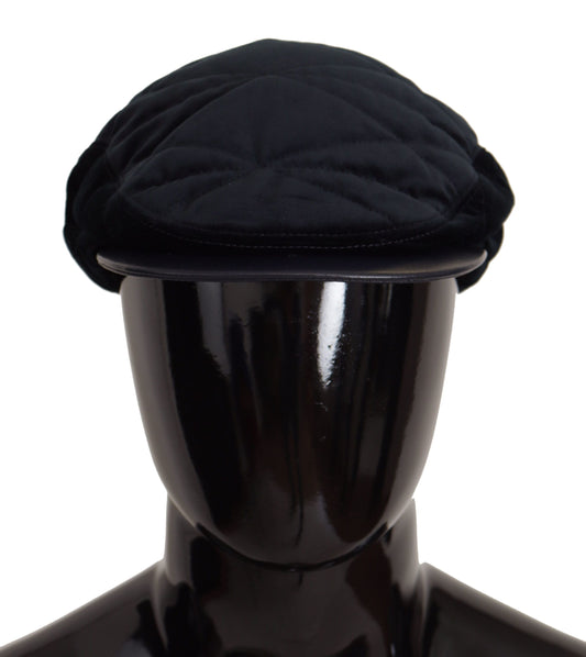 Elegant Navy Newsboy Cap