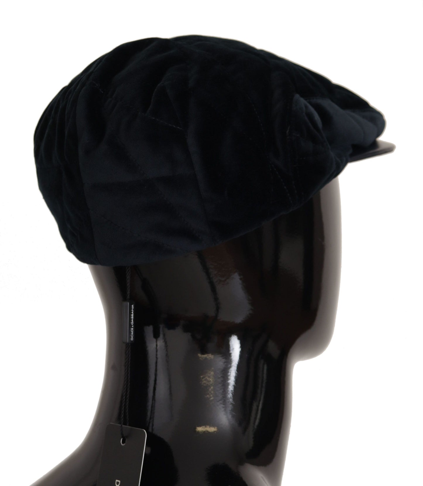 Elegant Navy Newsboy Cap