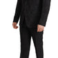 Glittering Black Martini Suit Set