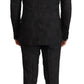 Glittering Black Martini Suit Set