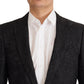 Glittering Black Martini Suit Set