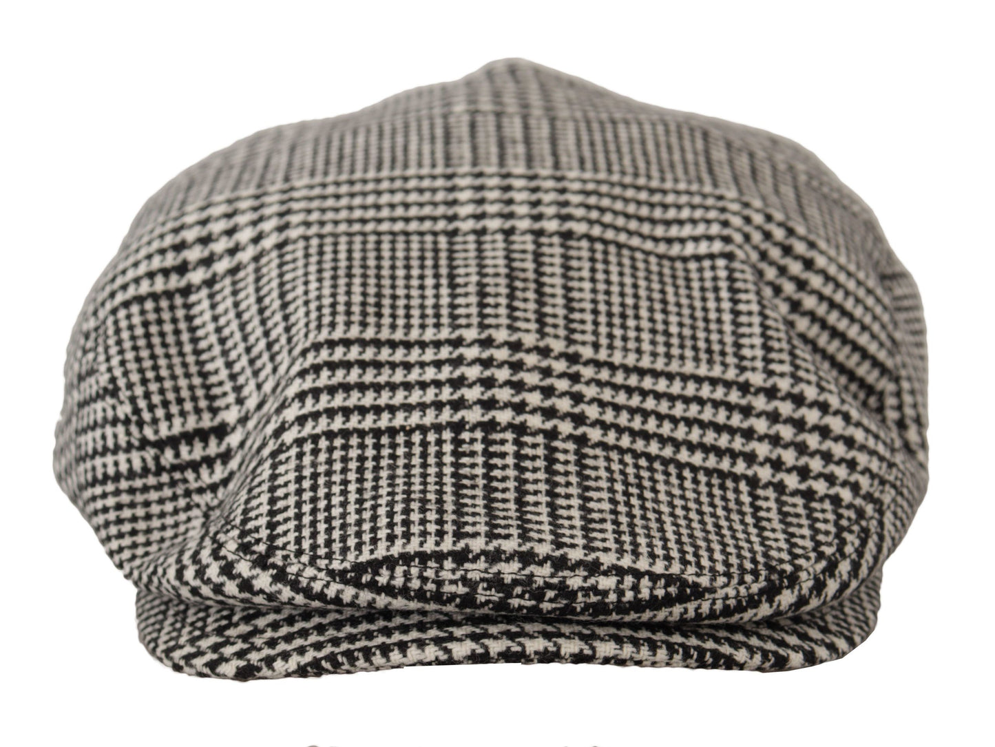 Elegant Houndstooth Newsboy Cap