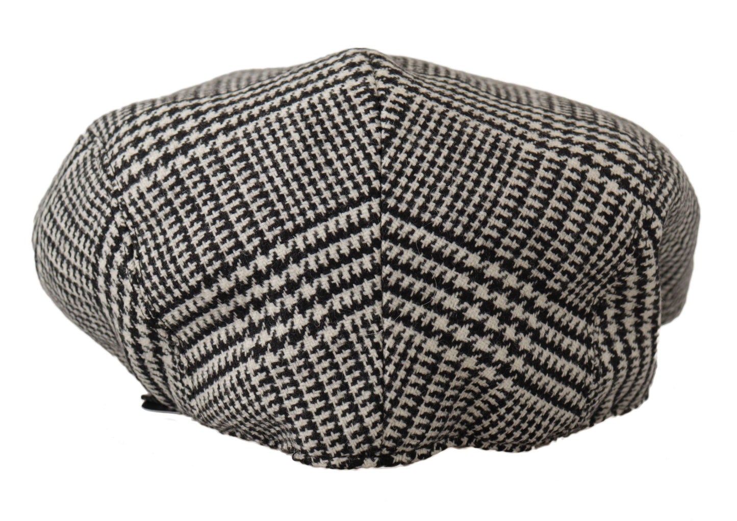 Elegant Houndstooth Newsboy Cap