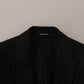 Glittering Black Martini Suit Set