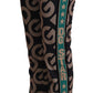 Elegant Monogram Straight Trousers
