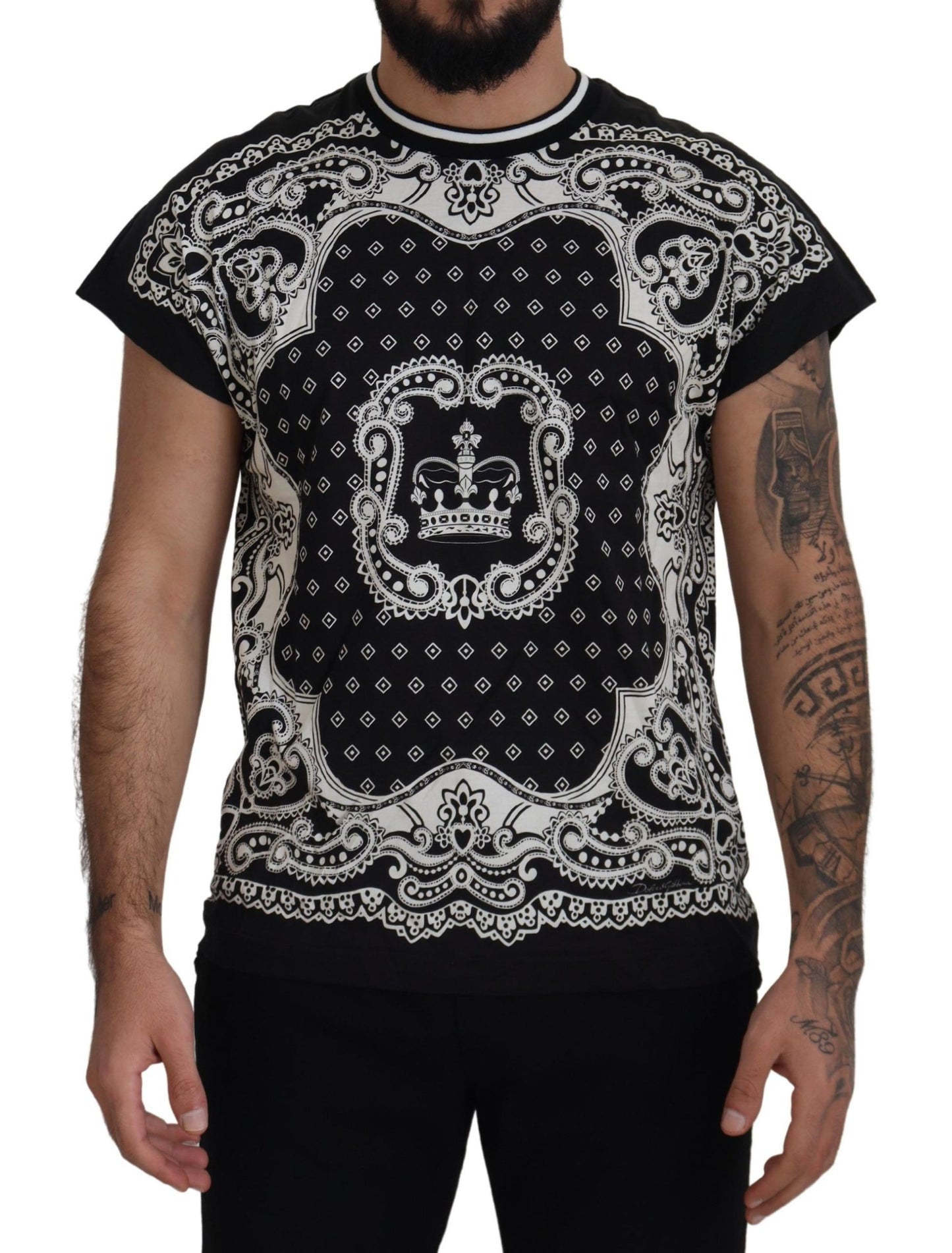 Baroque Elegance Crewneck Tee