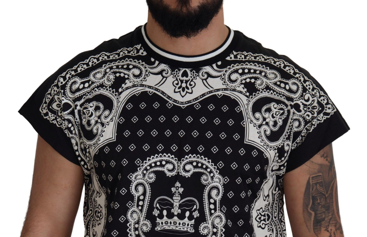 Baroque Elegance Crewneck Tee