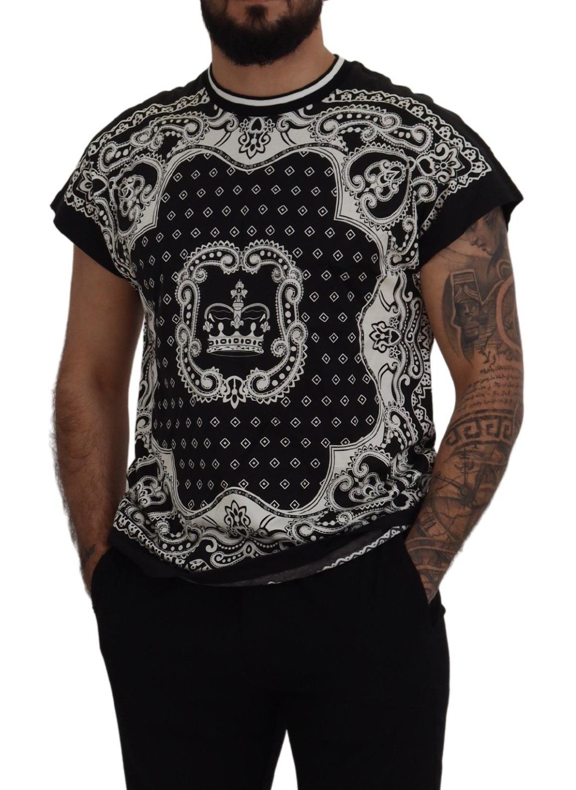 Baroque Elegance Crewneck Tee