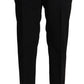 Elegant Black Three Piece Wool Suit