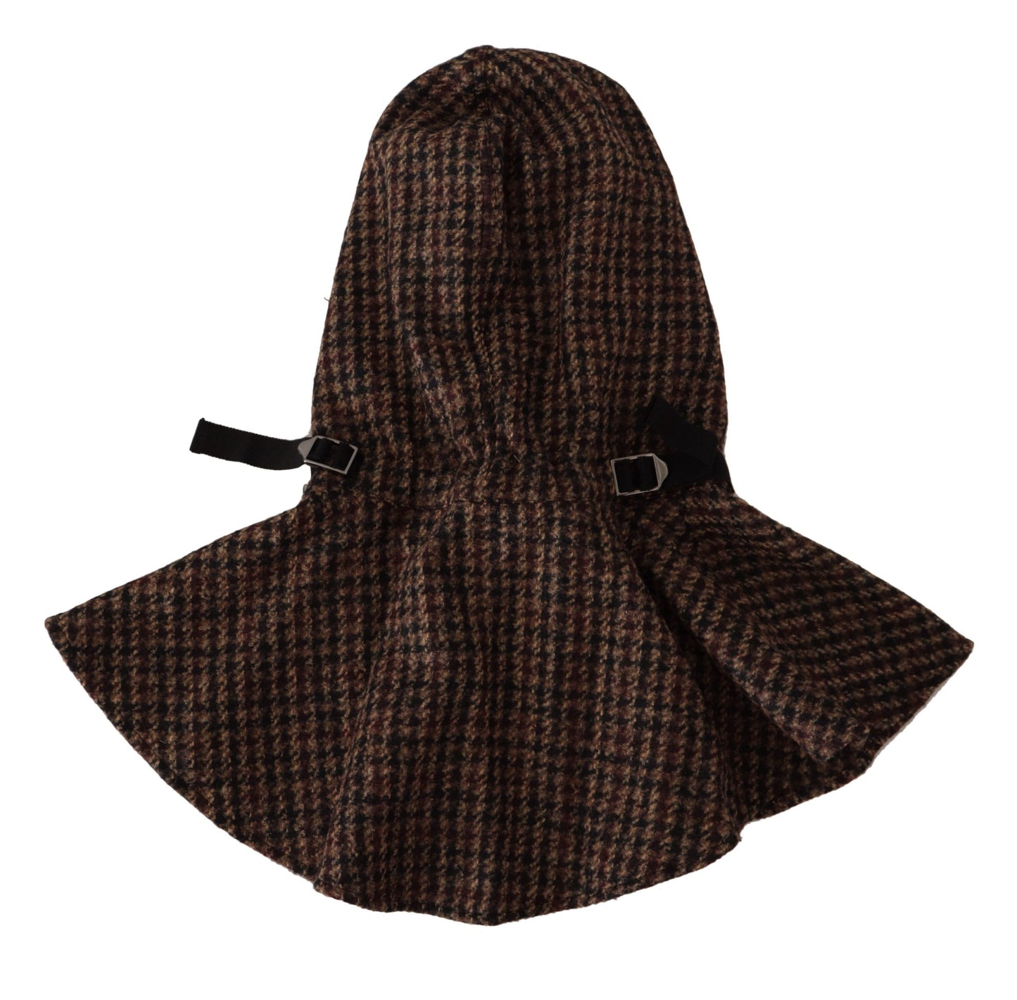 Elegant Houndstooth Whole Head Wrap Hat