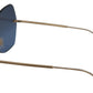 Elegant Gold-Blue Gradient Sunglasses